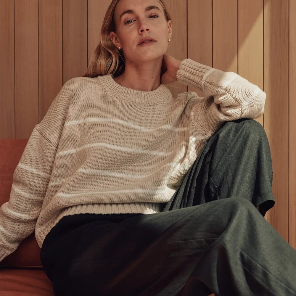 NWT Quince 100% European Linen Pants in Black